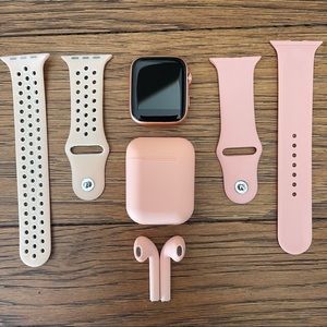 Bundle of smart Watch and earphones for android devices and iOS